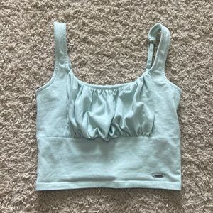 hollister, xs, green